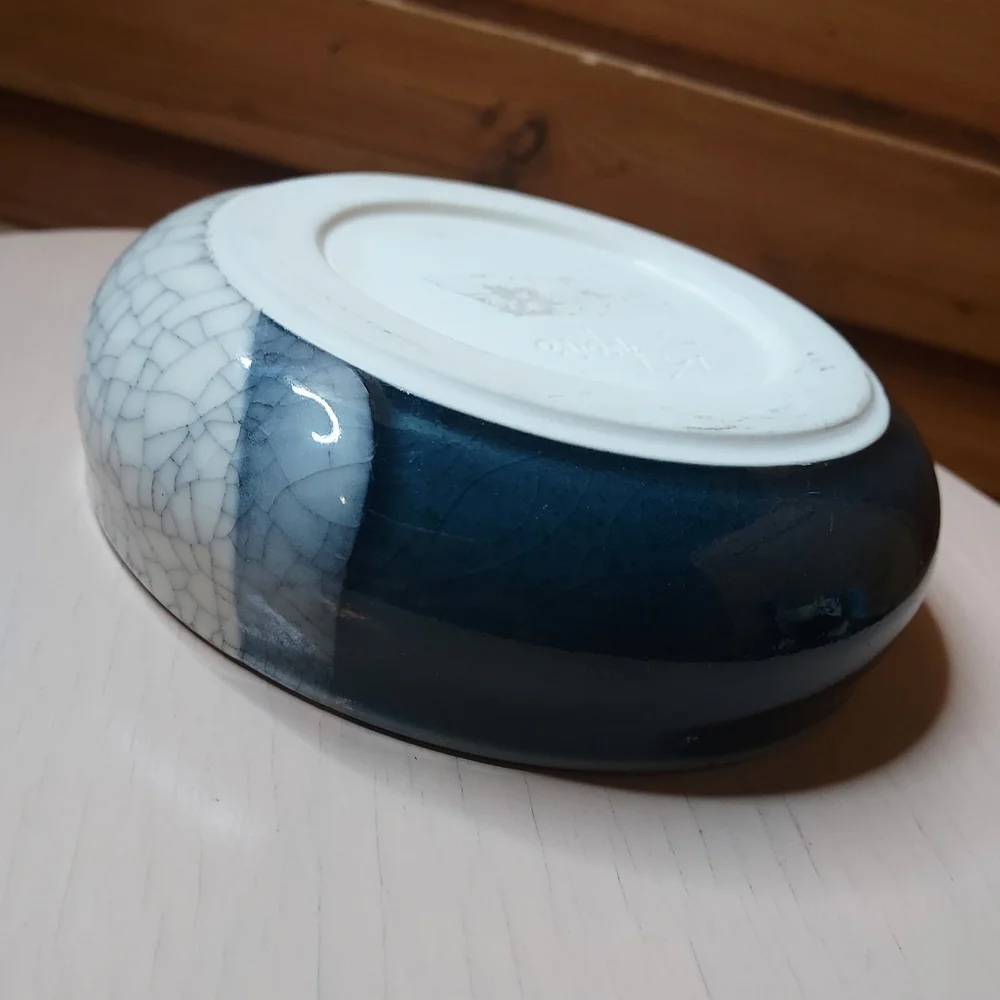 D SHAPIRO Pottery Pet Bowl